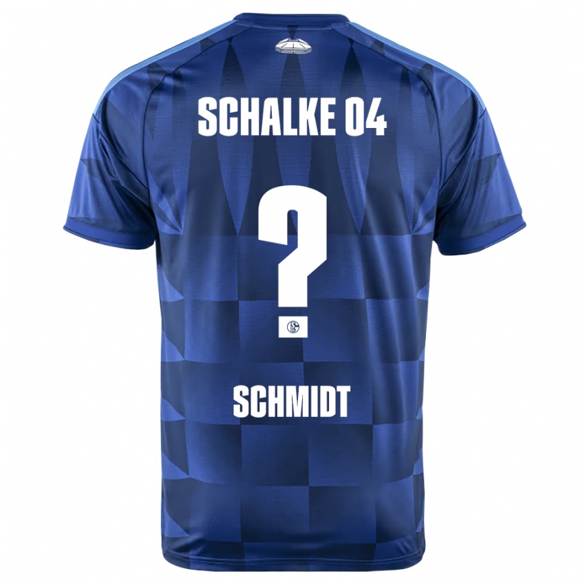 גברים Nele Schmidt #0 כחול כהה צהוב לבן ג'רזי ביתית 2026/27 חולצה קצרה