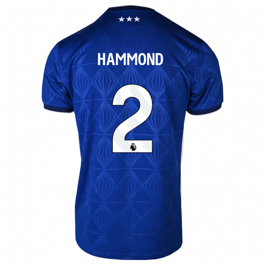 גברים Joshua Hammond #2 כחול בינוני לבן אדום ג'רזי ביתית 2026/27 חולצה קצרה