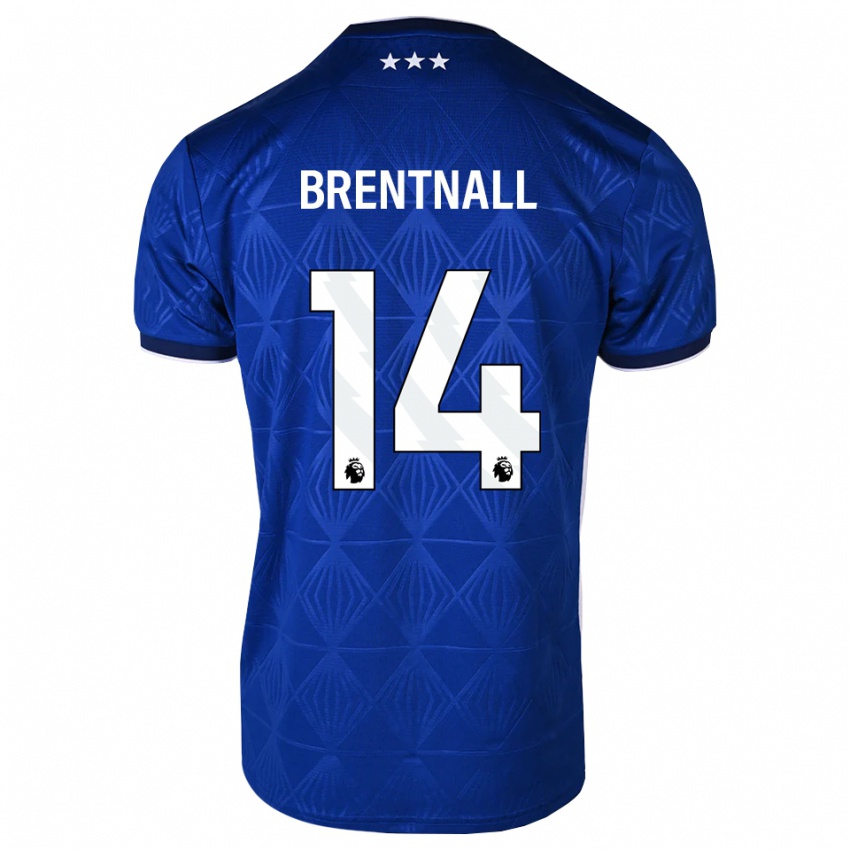 גברים James Brentnall #14 כחול בינוני לבן אדום ג'רזי ביתית 2026/27 חולצה קצרה