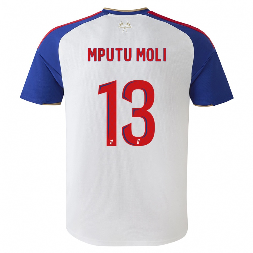 גברים Jérémie Mputu Moli #13 כחול מלכותי אדום לבן ג'רזי ביתית 2026/27 חולצה קצרה