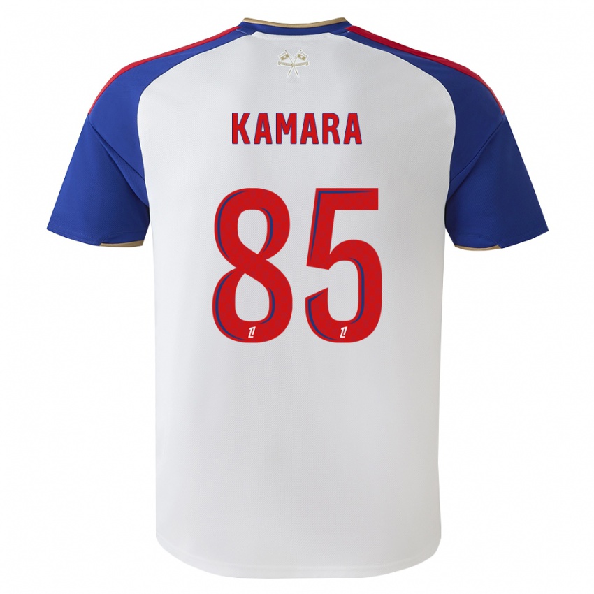 גברים Noham Kamara #85 כחול מלכותי אדום לבן ג'רזי ביתית 2026/27 חולצה קצרה