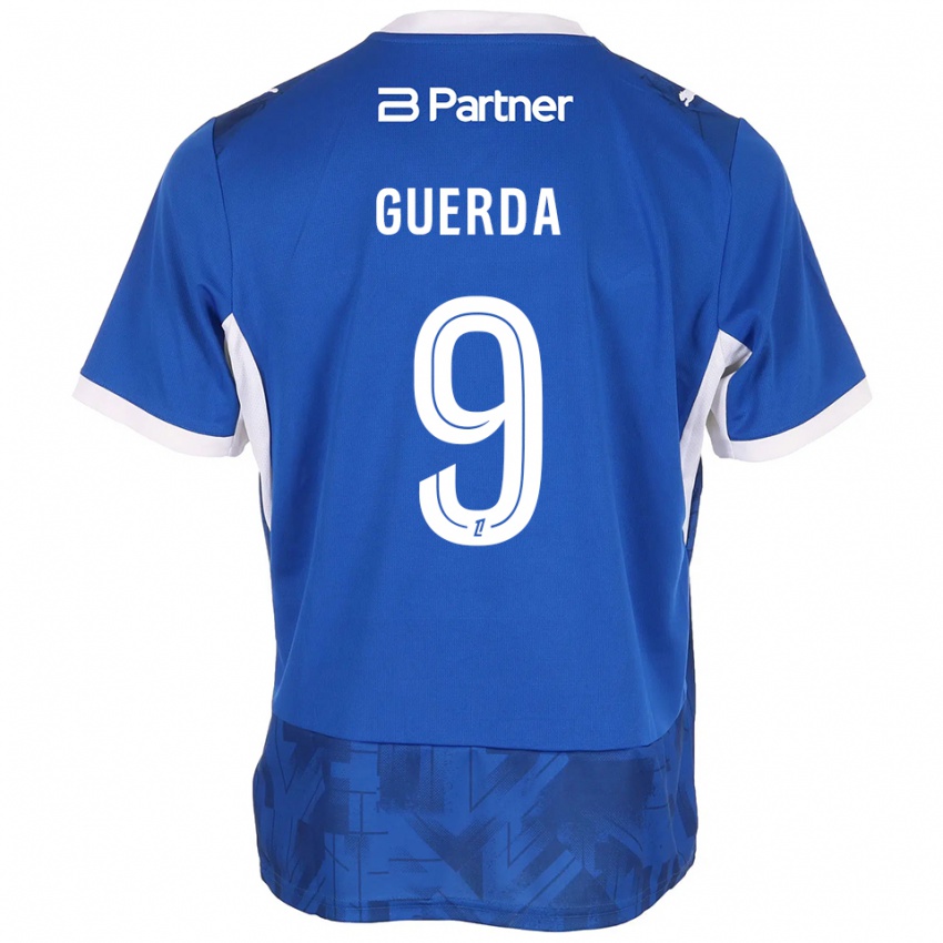 גברים Rylan Guerda #9 כחול בינוני לבן ג'רזי ביתית 2026/27 חולצה קצרה