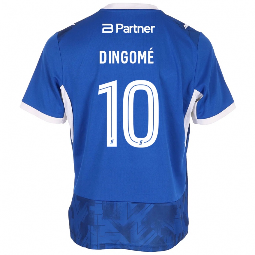 גברים Tristan Dingomé #10 כחול בינוני לבן ג'רזי ביתית 2026/27 חולצה קצרה