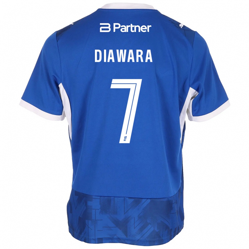גברים Kandet Diawara #7 כחול בינוני לבן ג'רזי ביתית 2026/27 חולצה קצרה