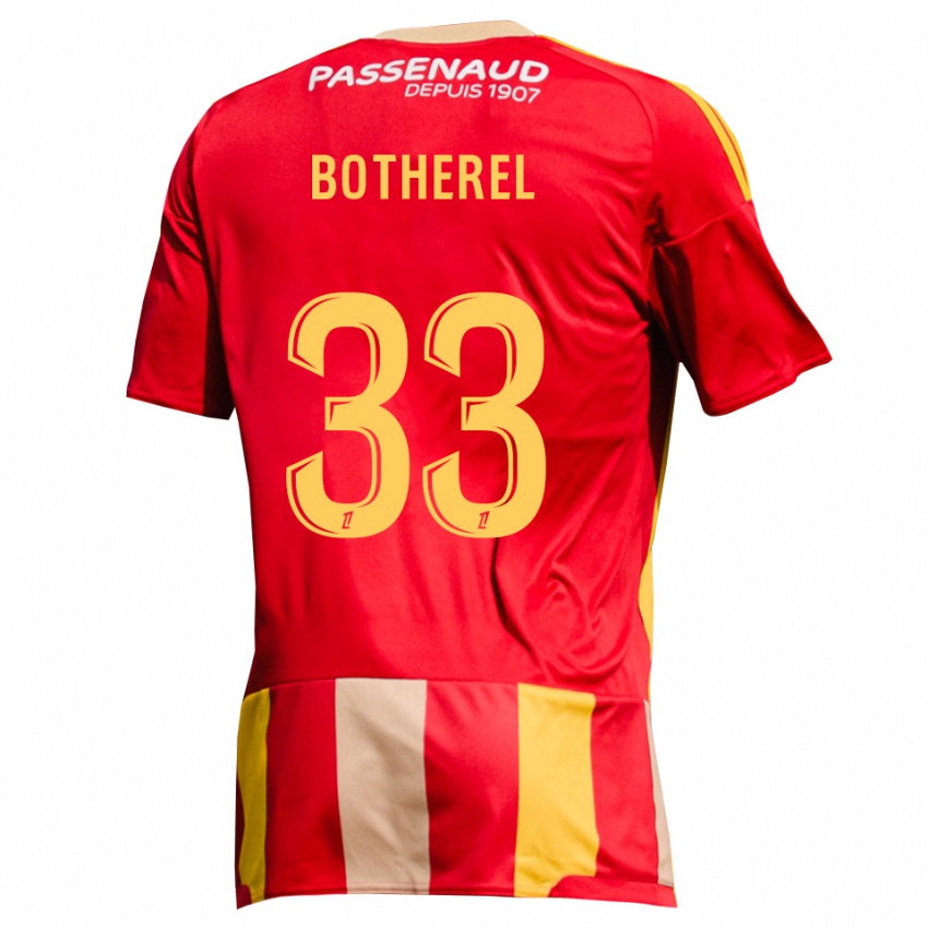גברים Lucas Botherel #33 צהוב אדום ירוק ג'רזי ביתית 2026/27 חולצה קצרה