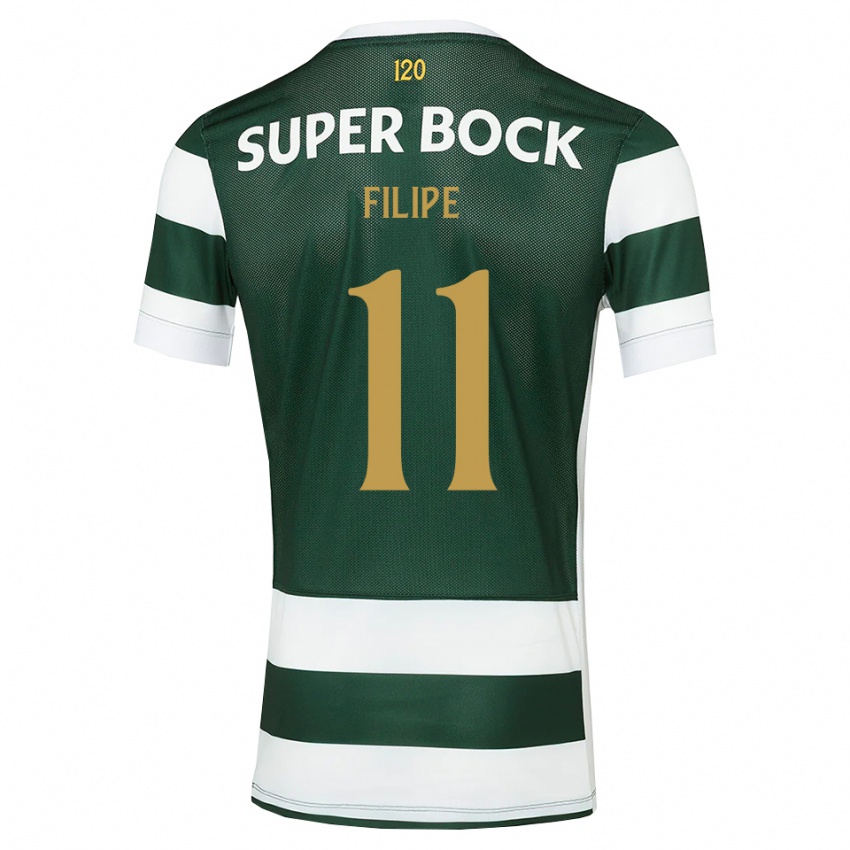 גברים Yanick Filipe #11 אפור כהה לבן ג'רזי ביתית 2026/27 חולצה קצרה