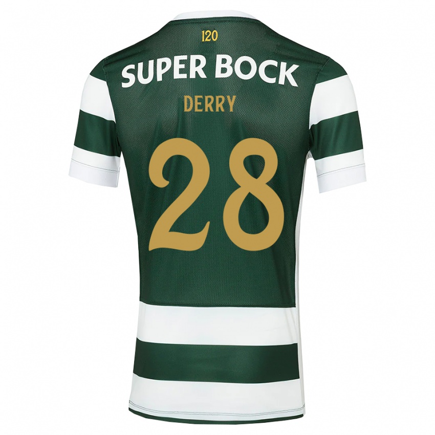 גברים Jesse Derry #28 אפור כהה לבן ג'רזי ביתית 2026/27 חולצה קצרה