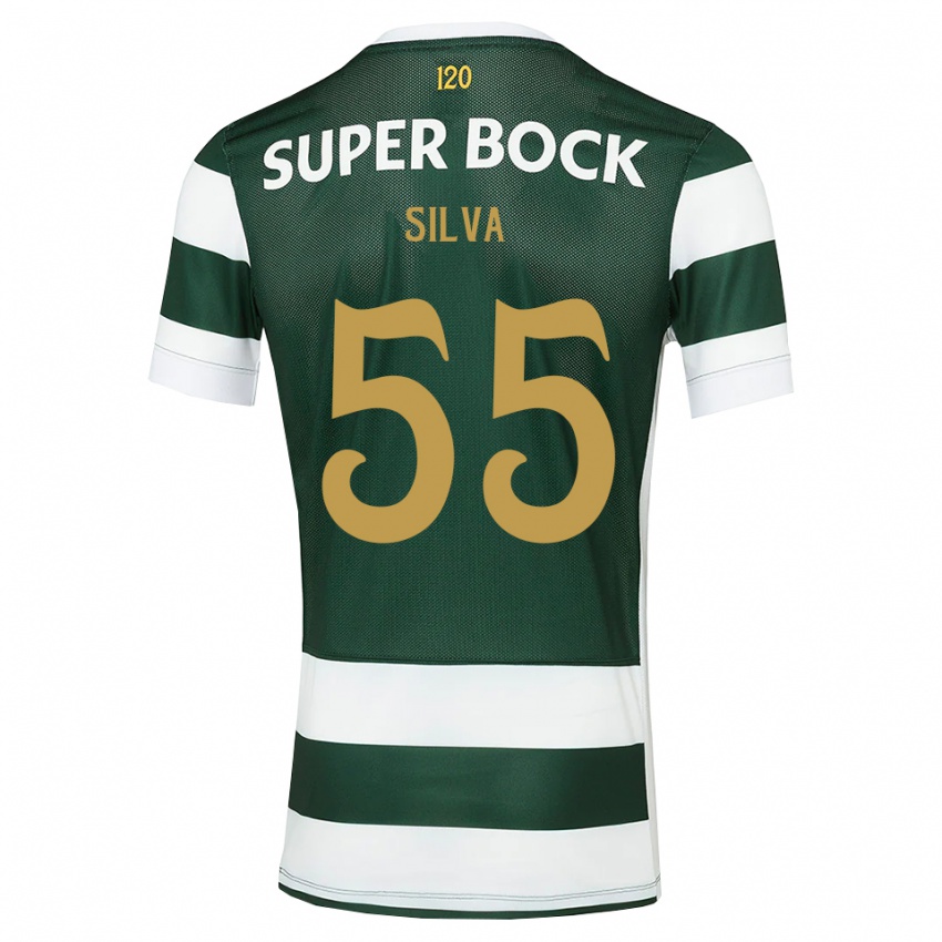 גברים חוסה סילבה #55 אפור כהה לבן ג'רזי ביתית 2026/27 חולצה קצרה