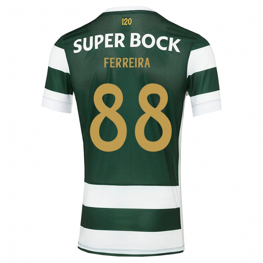 גברים Tiago Ferreira #88 אפור כהה לבן ג'רזי ביתית 2026/27 חולצה קצרה