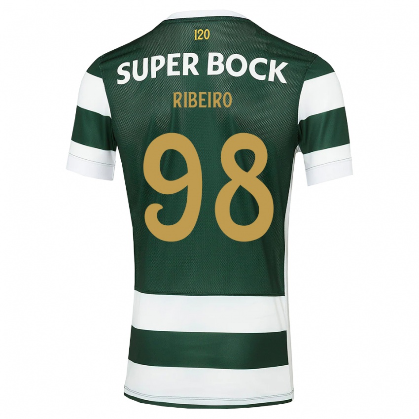 גברים Martim Ribeiro #98 אפור כהה לבן ג'רזי ביתית 2026/27 חולצה קצרה