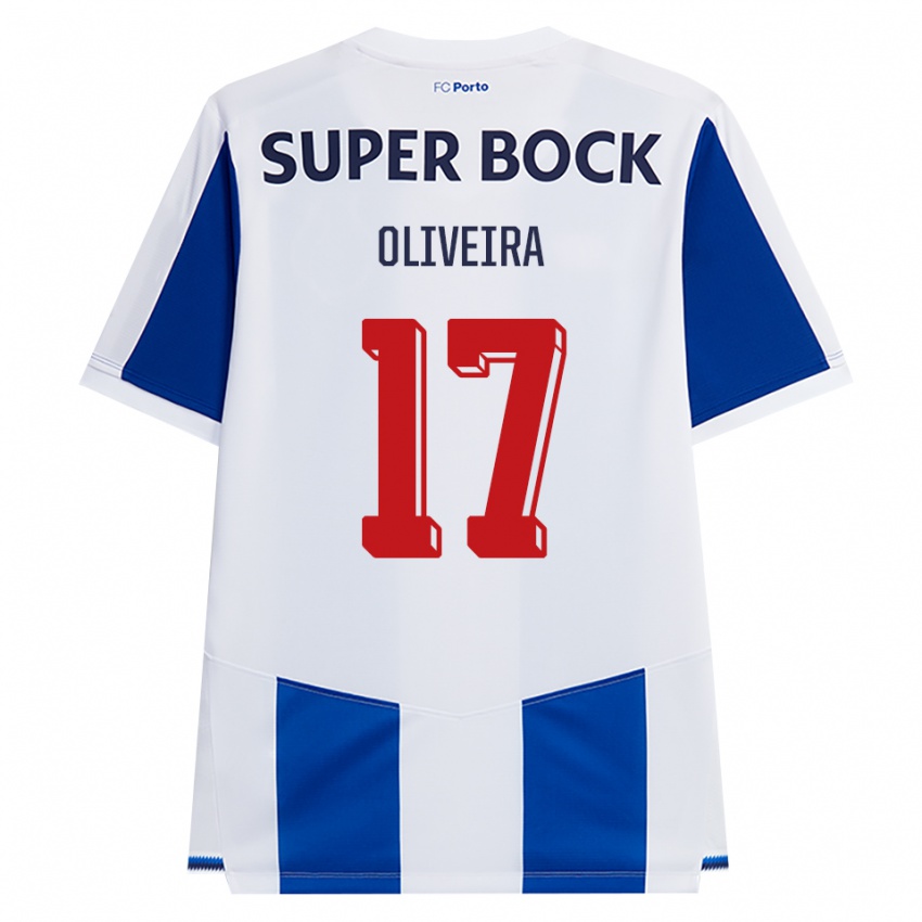 גברים Rodrigo Oliveira #17 כחול לבן אדום ג'רזי ביתית 2026/27 חולצה קצרה