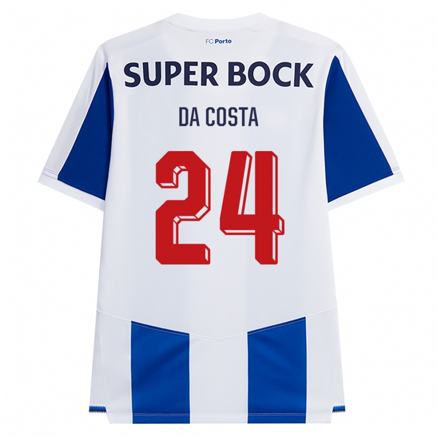 גברים Seif Da Costa #24 כחול לבן אדום ג'רזי ביתית 2026/27 חולצה קצרה