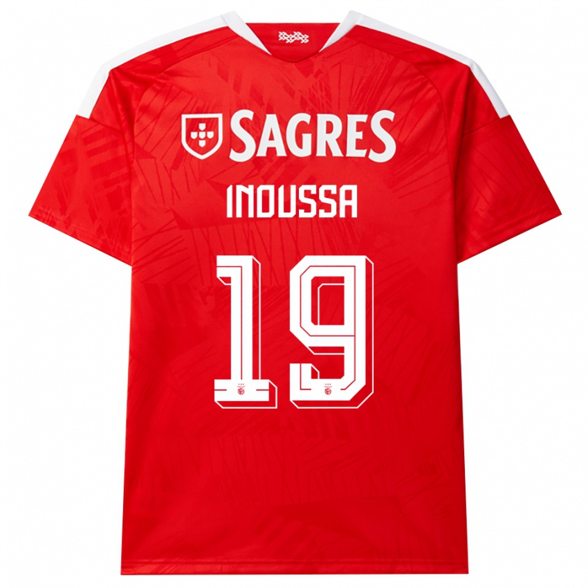 גברים Nazif Inoussa #19 אדום לבן צהוב ג'רזי ביתית 2026/27 חולצה קצרה