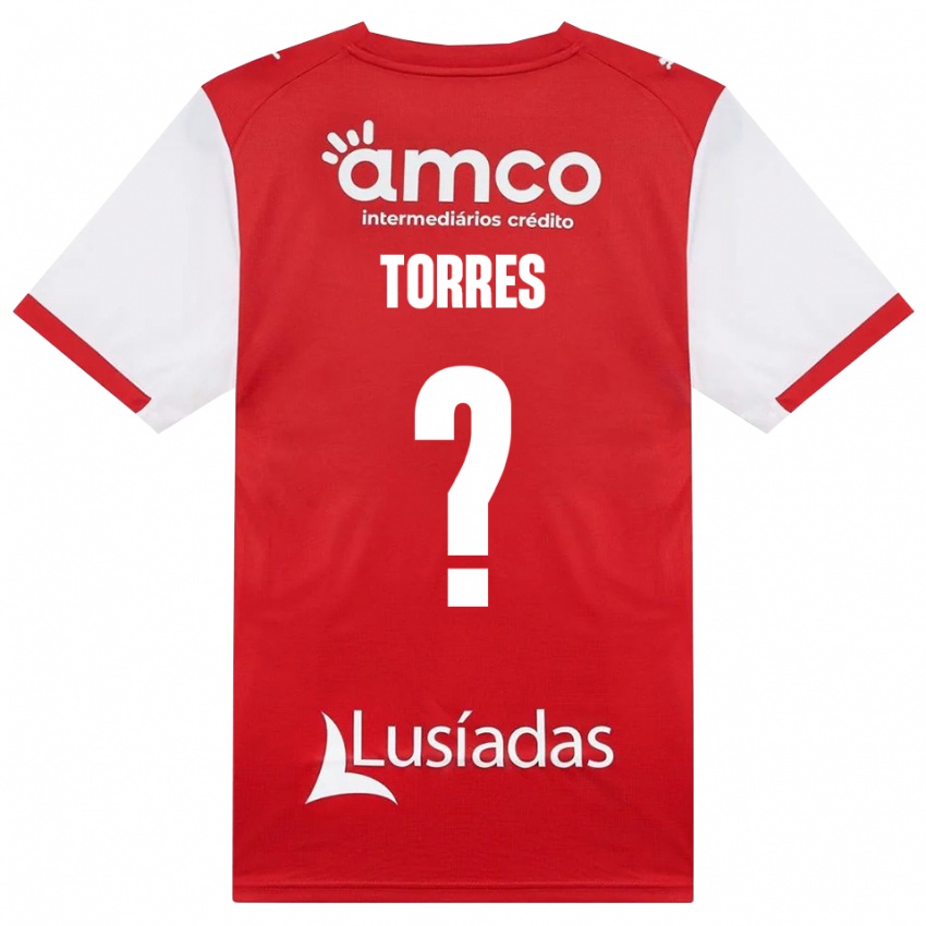 גברים Marco Torres #0 לבן אדום שחור ג'רזי ביתית 2026/27 חולצה קצרה