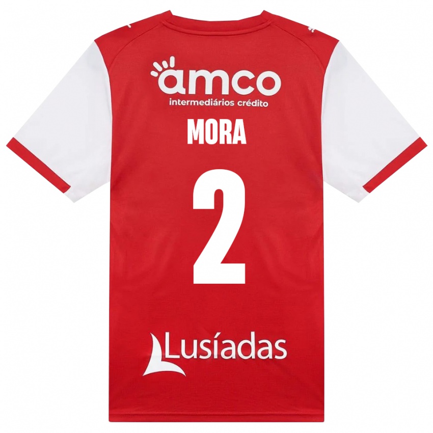 גברים Ziad Mora #2 לבן אדום שחור ג'רזי ביתית 2026/27 חולצה קצרה