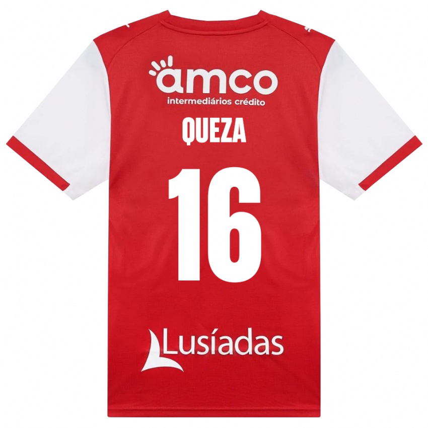 גברים Lello Queza #16 לבן אדום שחור ג'רזי ביתית 2026/27 חולצה קצרה