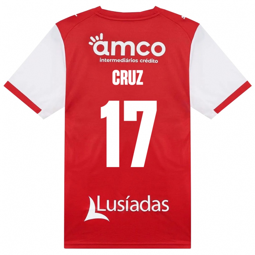 גברים Salvador Cruz #17 לבן אדום שחור ג'רזי ביתית 2026/27 חולצה קצרה
