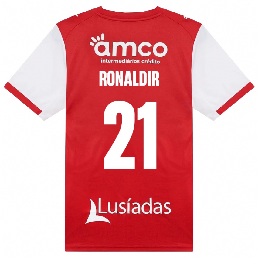 גברים Ronaldir #21 לבן אדום שחור ג'רזי ביתית 2026/27 חולצה קצרה