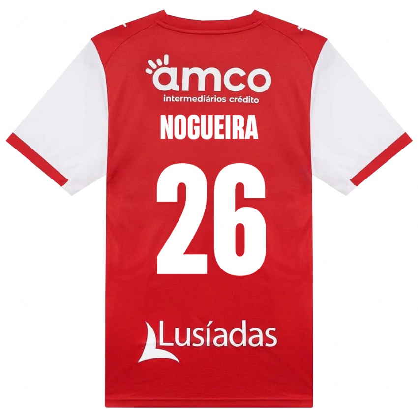 גברים Ana Nogueira #26 לבן אדום שחור ג'רזי ביתית 2026/27 חולצה קצרה