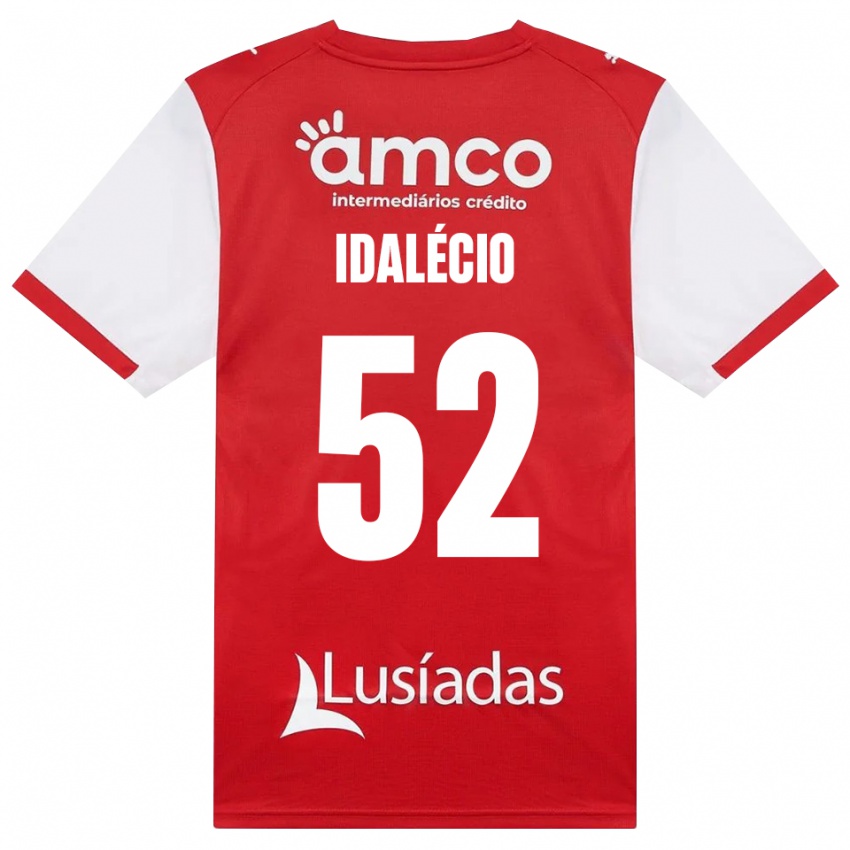 גברים Idalécio #52 לבן אדום שחור ג'רזי ביתית 2026/27 חולצה קצרה