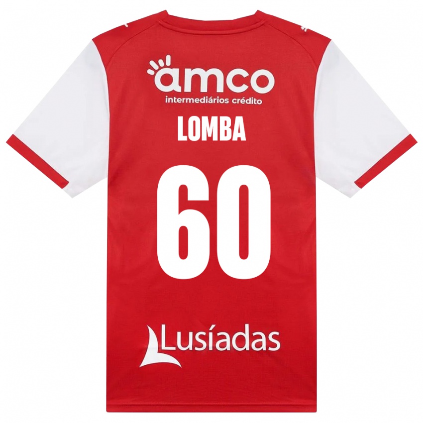 גברים João Lomba #60 לבן אדום שחור ג'רזי ביתית 2026/27 חולצה קצרה