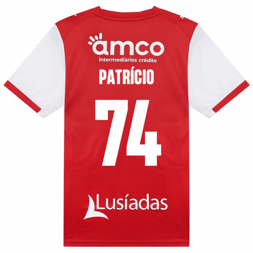 גברים Nuno Patrício #74 לבן אדום שחור ג'רזי ביתית 2026/27 חולצה קצרה