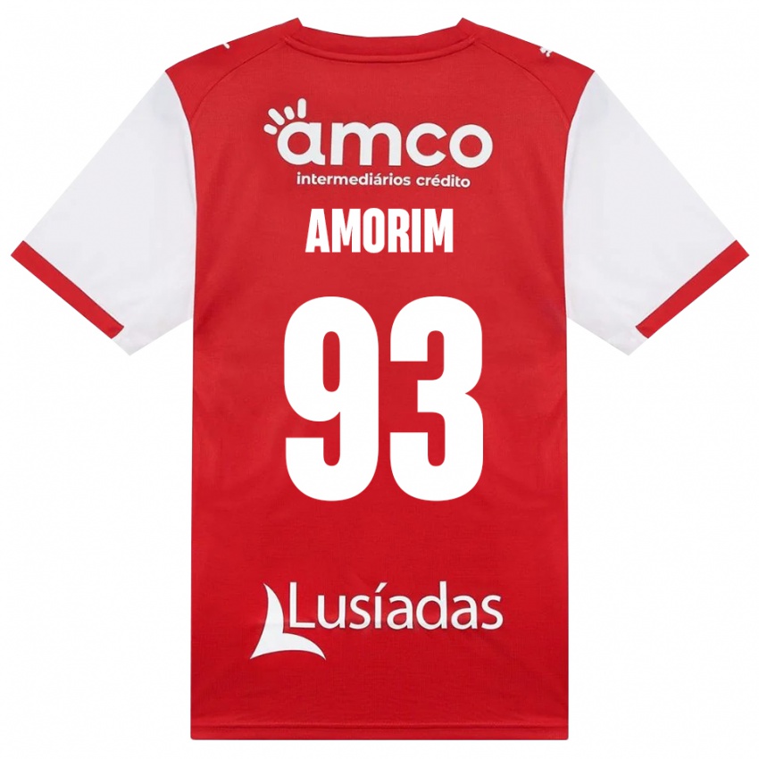 גברים Renato Amorim #93 לבן אדום שחור ג'רזי ביתית 2026/27 חולצה קצרה