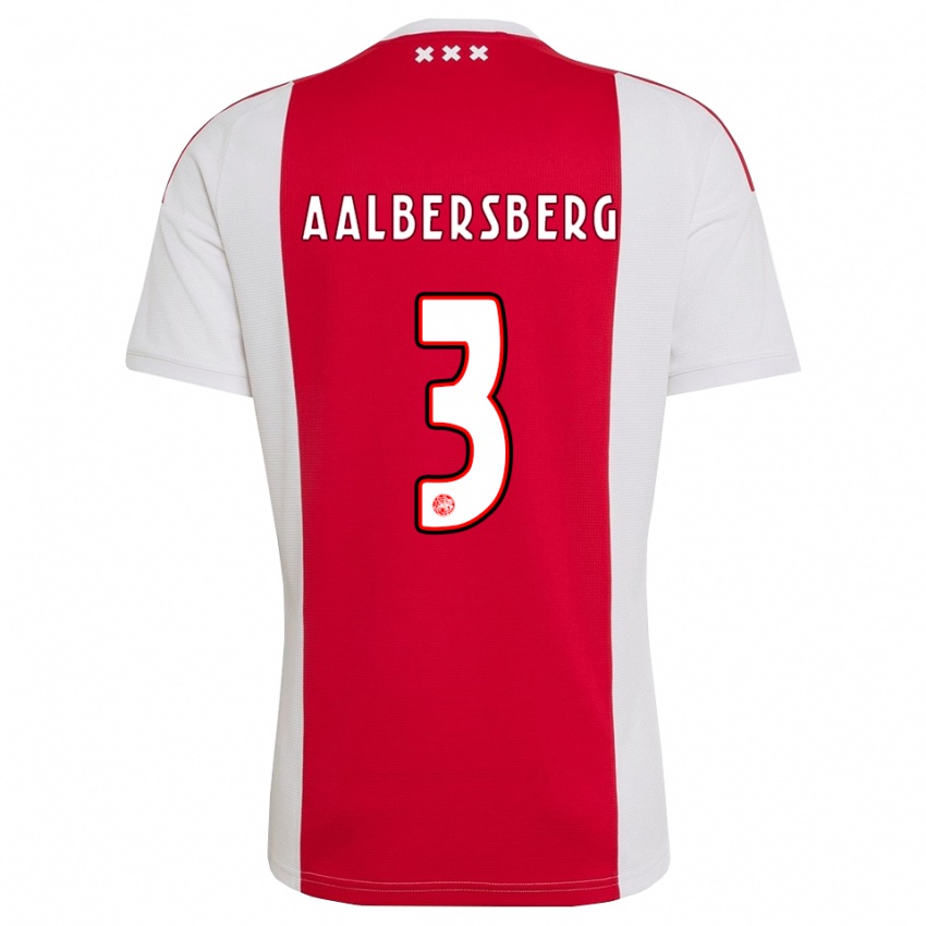 גברים Miles Aalbersberg #3 אדום לבן צהוב ג'רזי ביתית 2026/27 חולצה קצרה