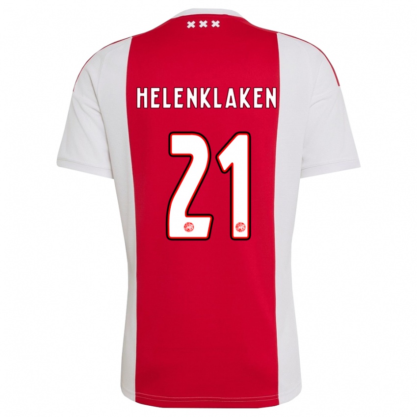 גברים Sjors Helenklaken #21 אדום לבן צהוב ג'רזי ביתית 2026/27 חולצה קצרה