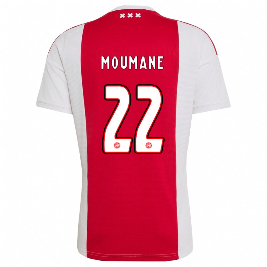 גברים Anass Moumane #22 אדום לבן צהוב ג'רזי ביתית 2026/27 חולצה קצרה