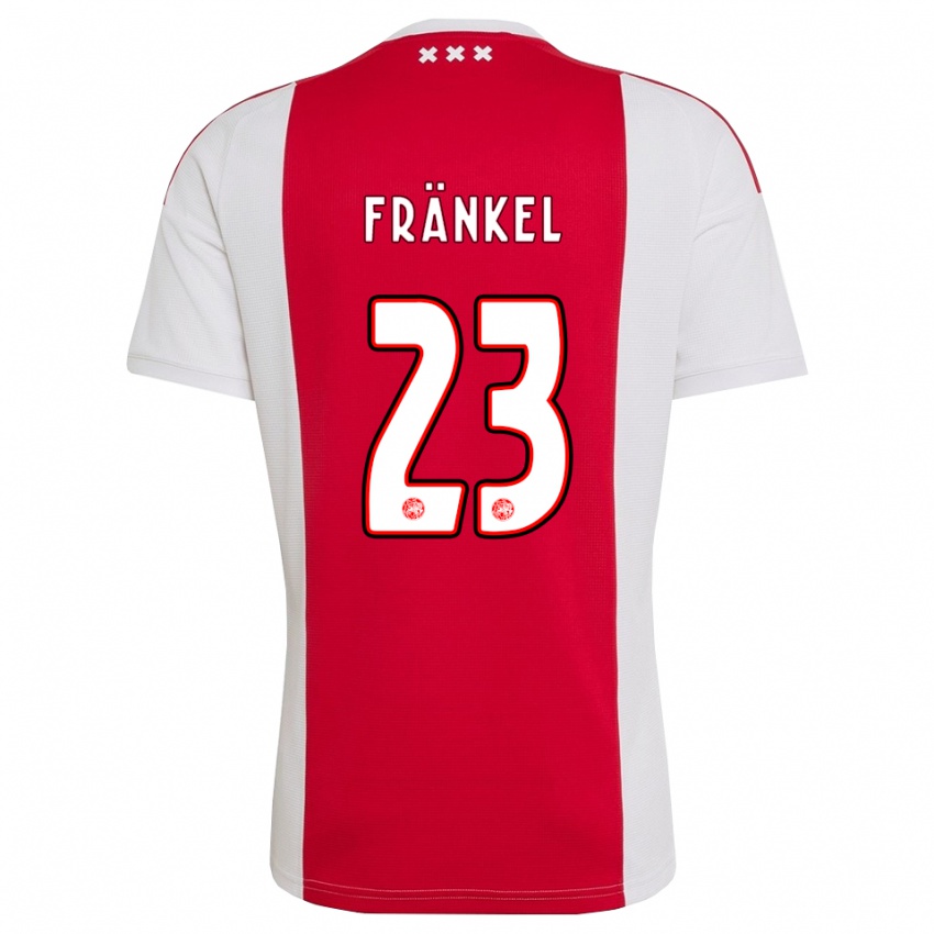 גברים Leroy Fränkel #23 אדום לבן צהוב ג'רזי ביתית 2026/27 חולצה קצרה