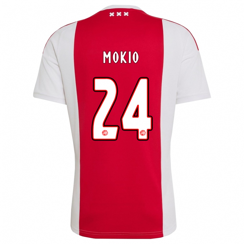 גברים Jorthy Mokio #24 אדום לבן צהוב ג'רזי ביתית 2026/27 חולצה קצרה