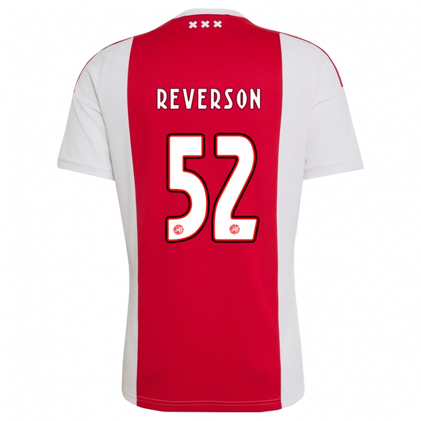 גברים Paul Reverson #52 אדום לבן צהוב ג'רזי ביתית 2026/27 חולצה קצרה