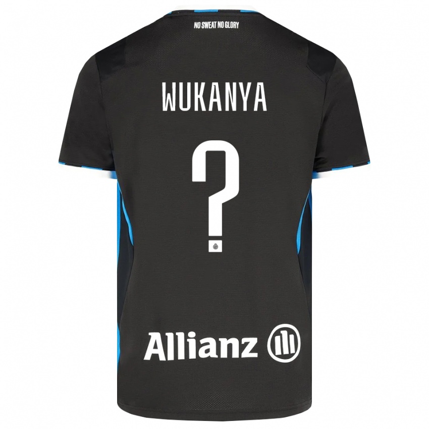 גברים Stéphane Wukanya #0 שחור אדום כחול ג'רזי ביתית 2026/27 חולצה קצרה