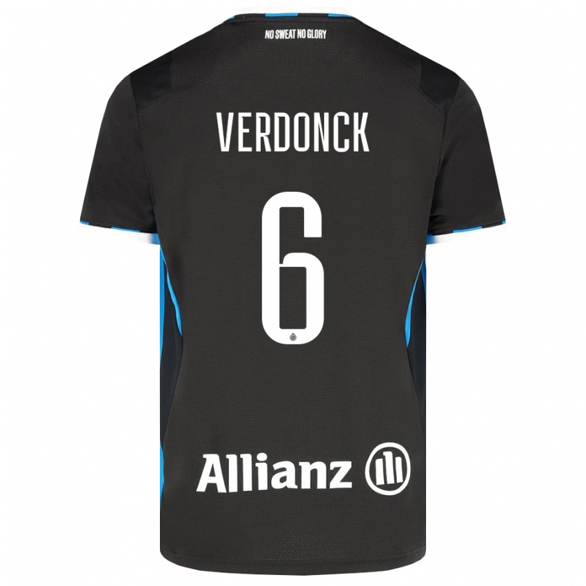גברים סער וורדונק #6 שחור אדום כחול ג'רזי ביתית 2026/27 חולצה קצרה