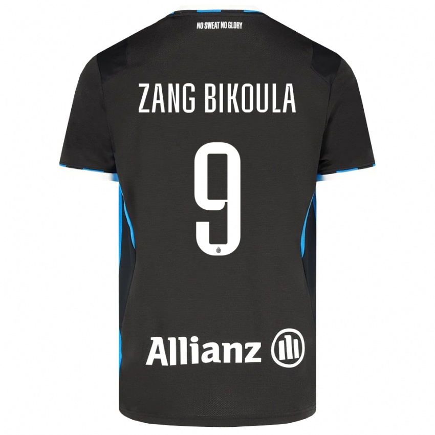 גברים Véronique Zang Bikoula #9 שחור אדום כחול ג'רזי ביתית 2026/27 חולצה קצרה