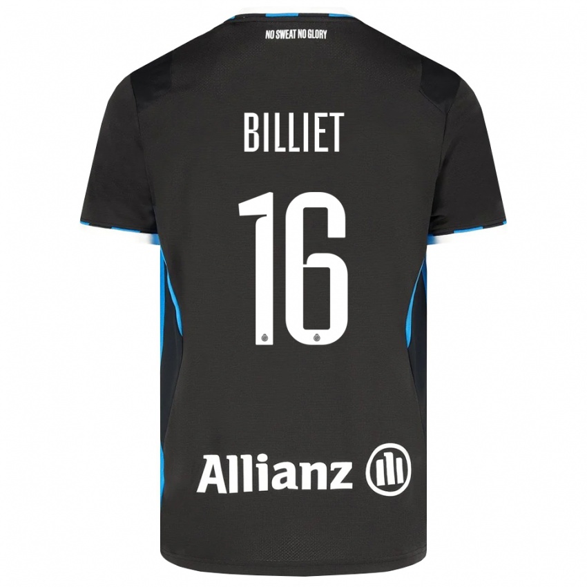 גברים Jonah Billiet #16 שחור אדום כחול ג'רזי ביתית 2026/27 חולצה קצרה