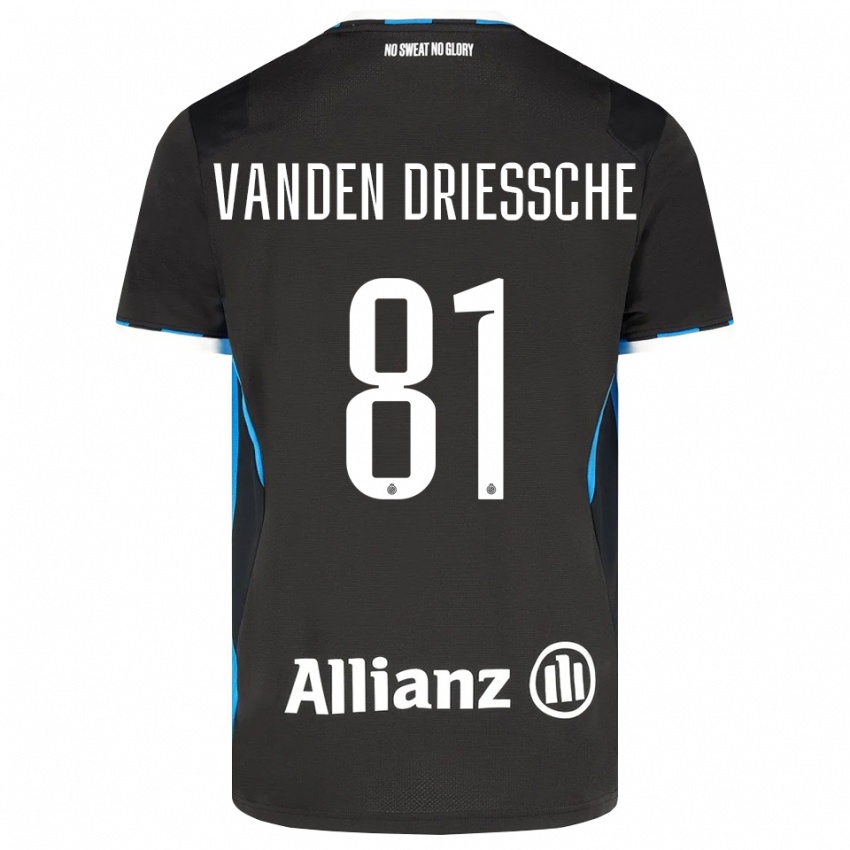 גברים Argus Vanden Driessche #81 שחור אדום כחול ג'רזי ביתית 2026/27 חולצה קצרה