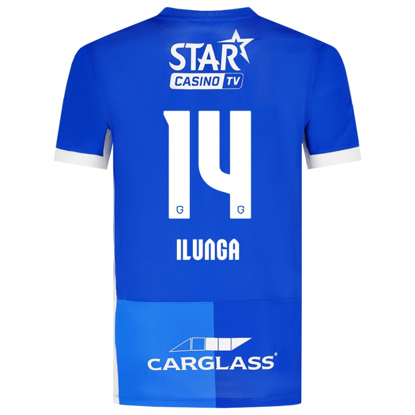 גברים Riccardo Ilunga #14 כחול מדיום כחול רויאל לבן ג'רזי ביתית 2026/27 חולצה קצרה