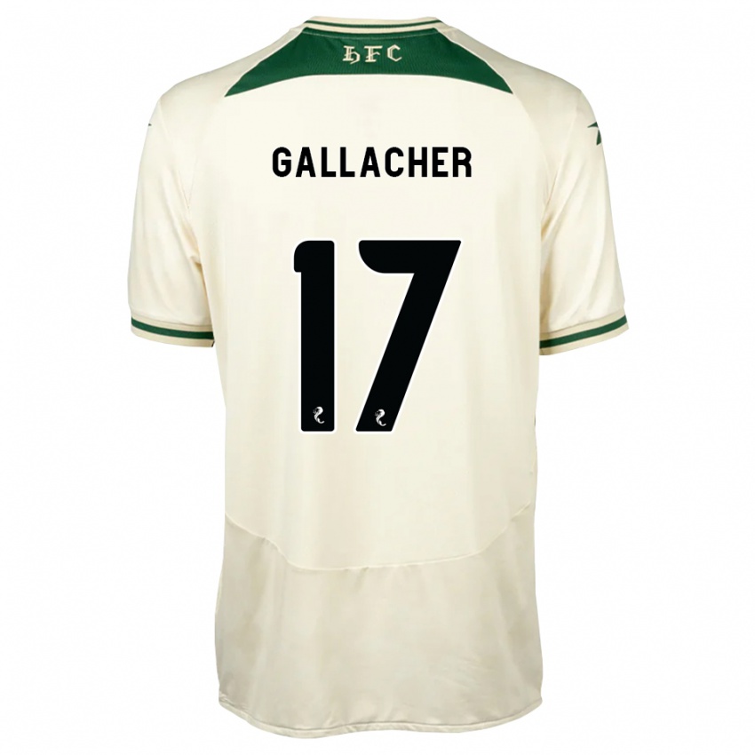 גברים Jay Gallacher #17 לבן ירוק יער הרחק ג'רזי 2026/27 חולצה קצרה