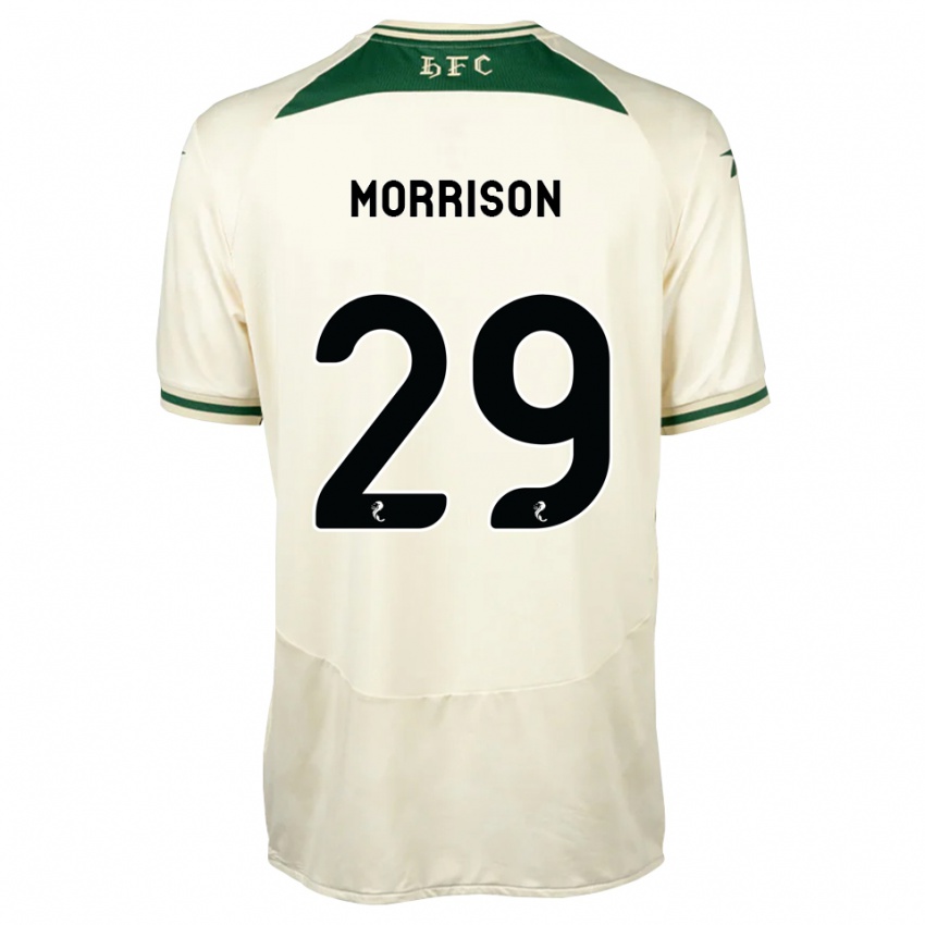 גברים Kirsty Morrison #29 לבן ירוק יער הרחק ג'רזי 2026/27 חולצה קצרה