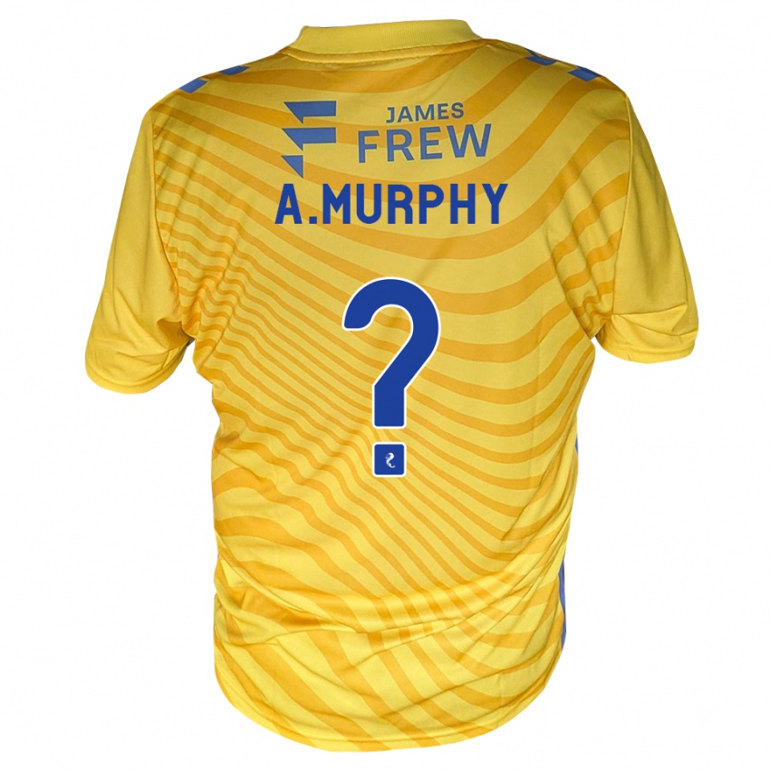 גברים Alannah Murphy #0 כחול מלכותי צהוב הרחק ג'רזי 2026/27 חולצה קצרה