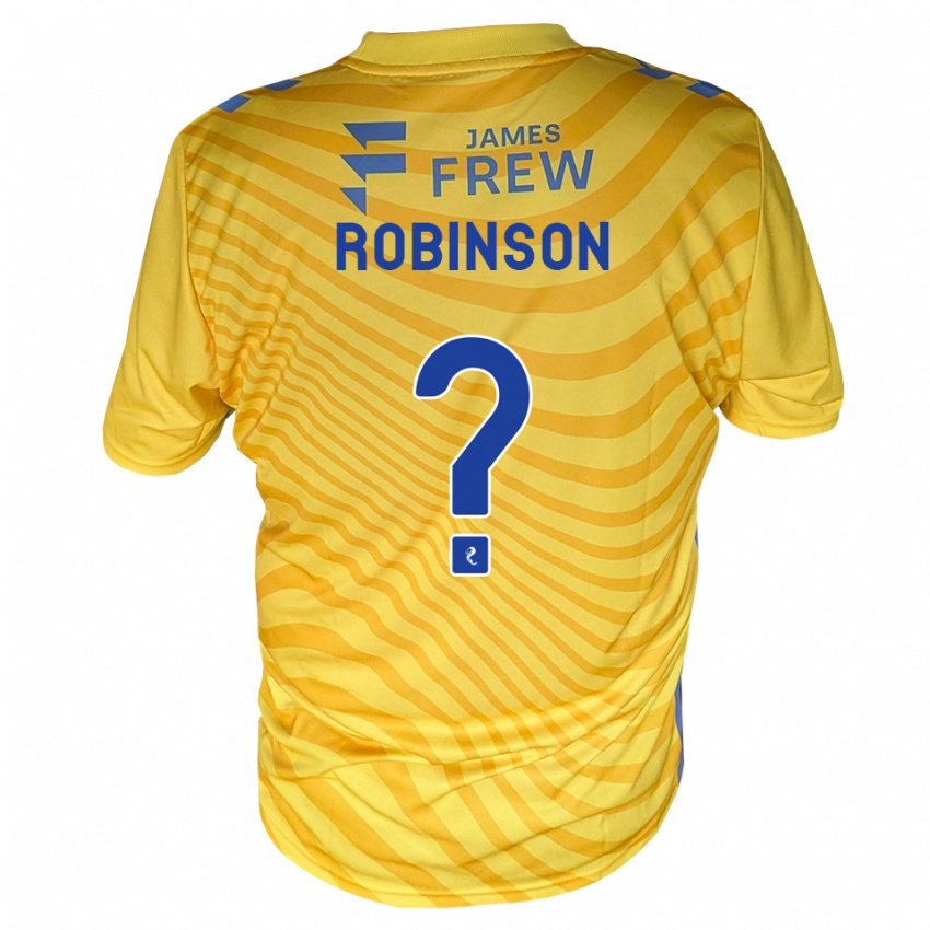 גברים Abby Robinson #0 כחול מלכותי צהוב הרחק ג'רזי 2026/27 חולצה קצרה