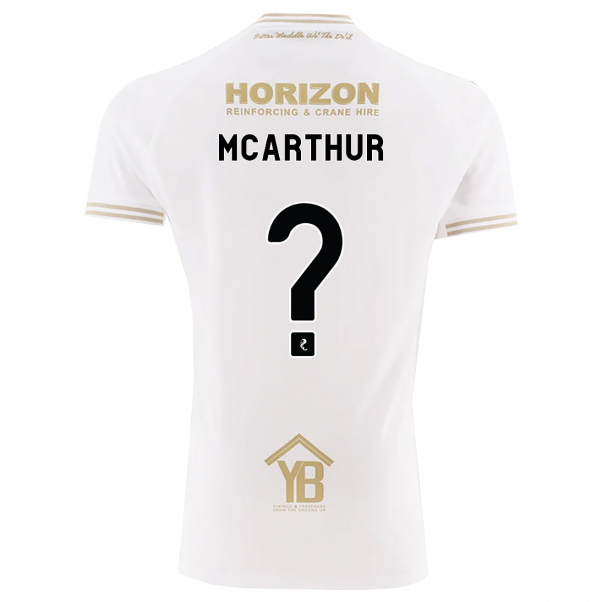 גברים Lucy Mcarthur #0 חיטה לבנה הרחק ג'רזי 2026/27 חולצה קצרה