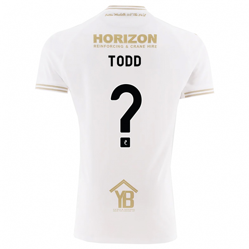 גברים Shannon Todd #0 חיטה לבנה הרחק ג'רזי 2026/27 חולצה קצרה