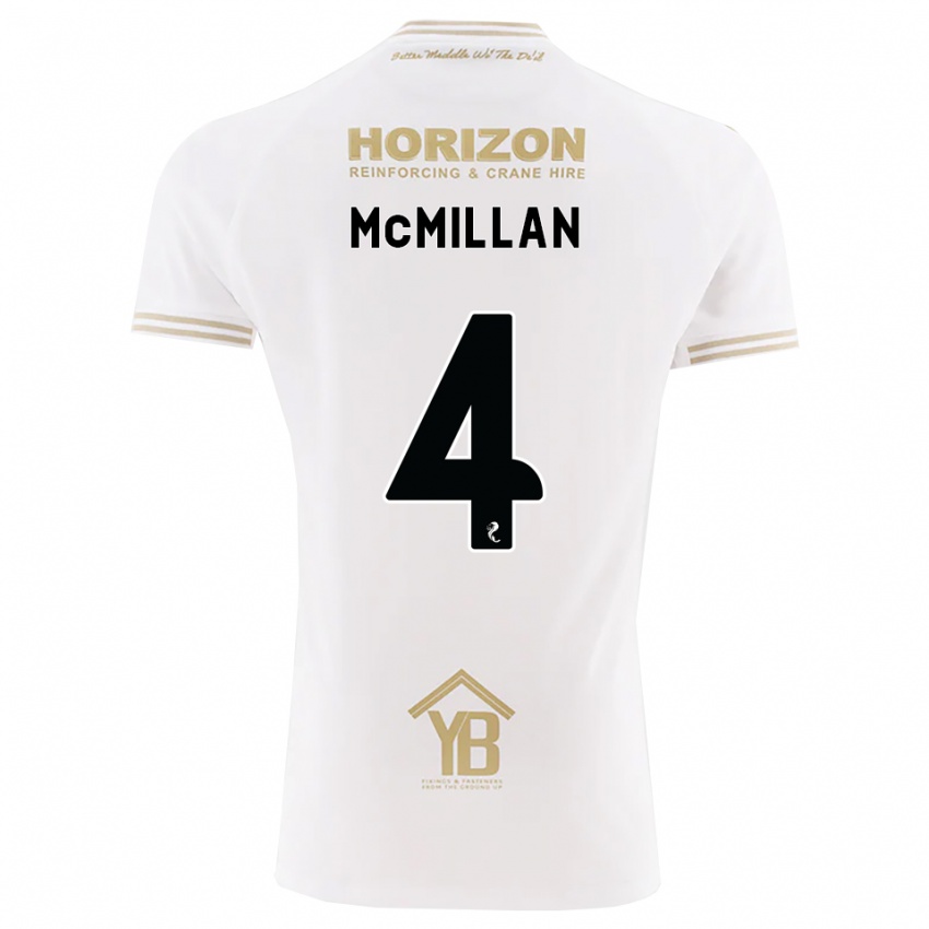 גברים Jack Mcmillan #4 חיטה לבנה הרחק ג'רזי 2026/27 חולצה קצרה