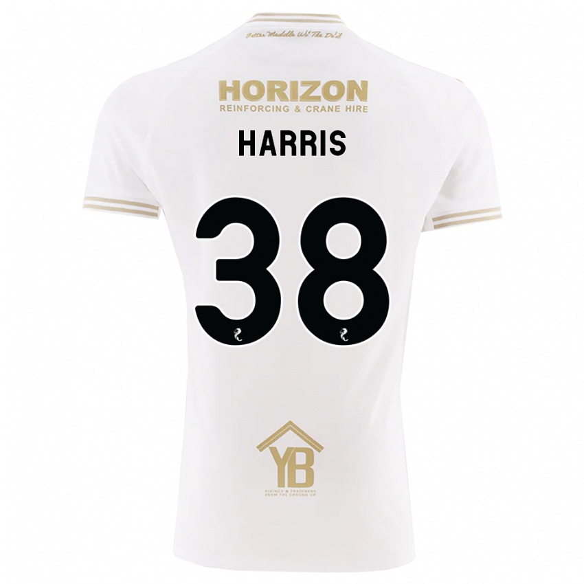 גברים Leo Harris #38 חיטה לבנה הרחק ג'רזי 2026/27 חולצה קצרה
