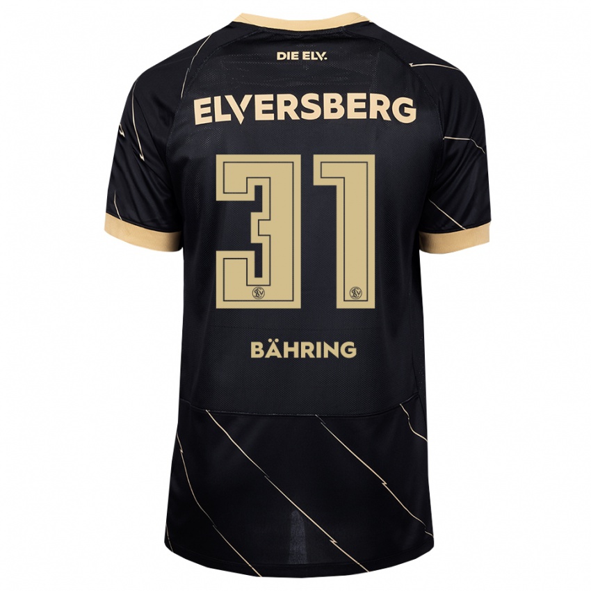 גברים Fynn Bähring #31 שחור חום הרחק ג'רזי 2026/27 חולצה קצרה