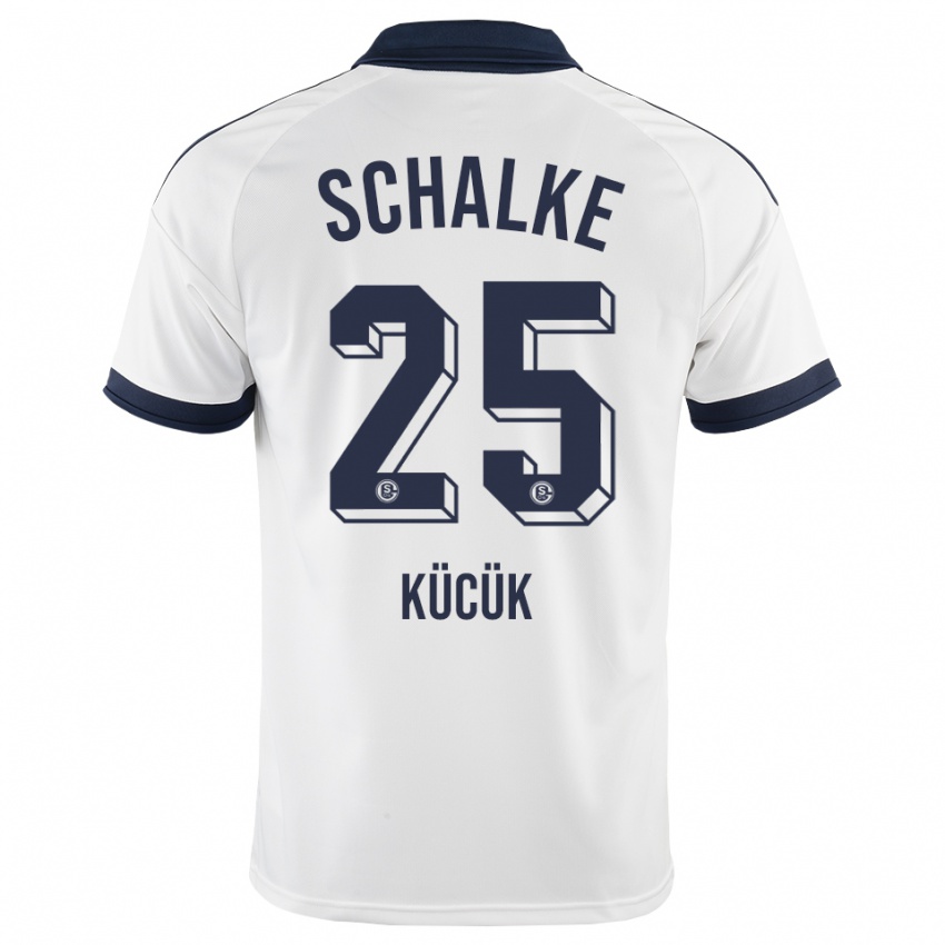 גברים Yüksel Kücük #25 שחור לבן הרחק ג'רזי 2026/27 חולצה קצרה