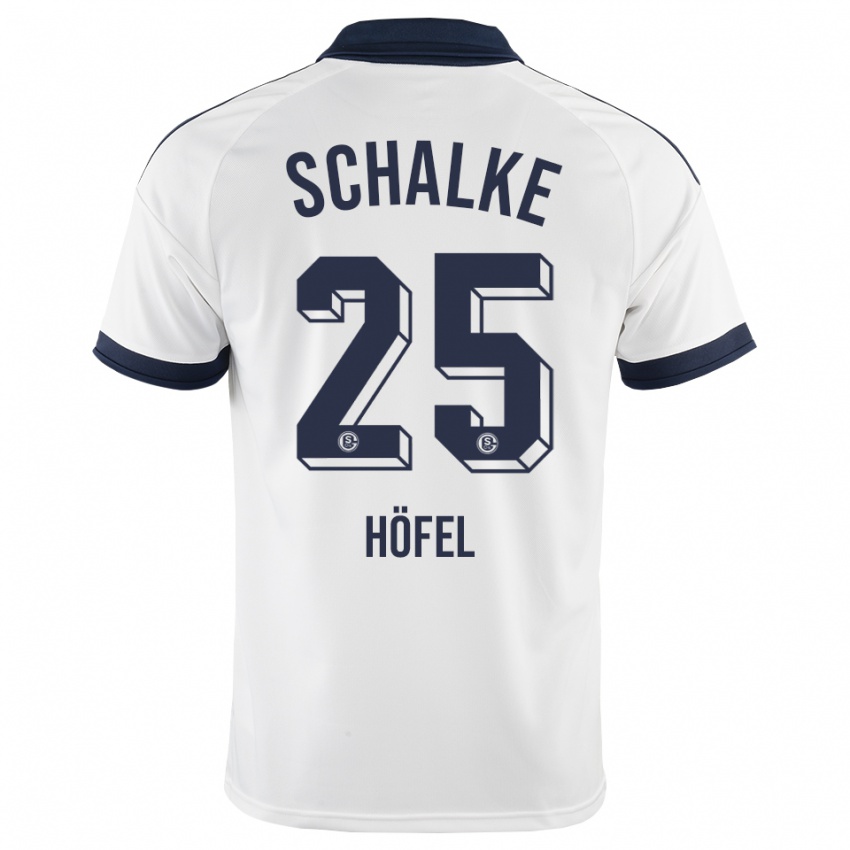 גברים Luca Höfel #25 שחור לבן הרחק ג'רזי 2026/27 חולצה קצרה
